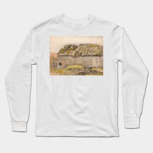 A Barn with a Mossy Roof, Shoreham by Samuel Palmer Long Sleeve T-Shirt